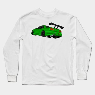 SKYLINE GTR R34 GREEN Long Sleeve T-Shirt